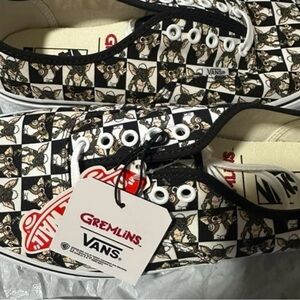 Vans Gremlins Black and White Sneakers